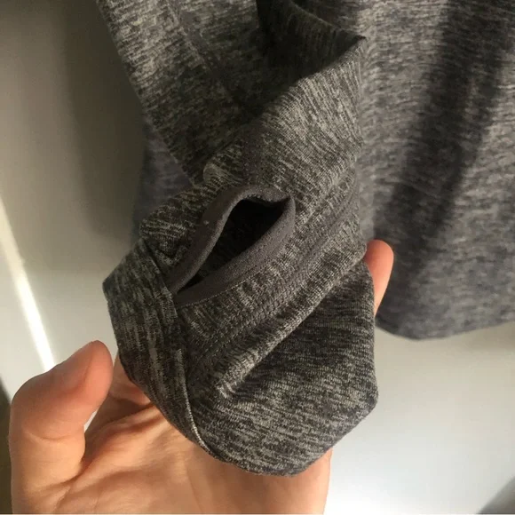 Nike 1/4 Zip - Gray Heather - Picture 3 of 5